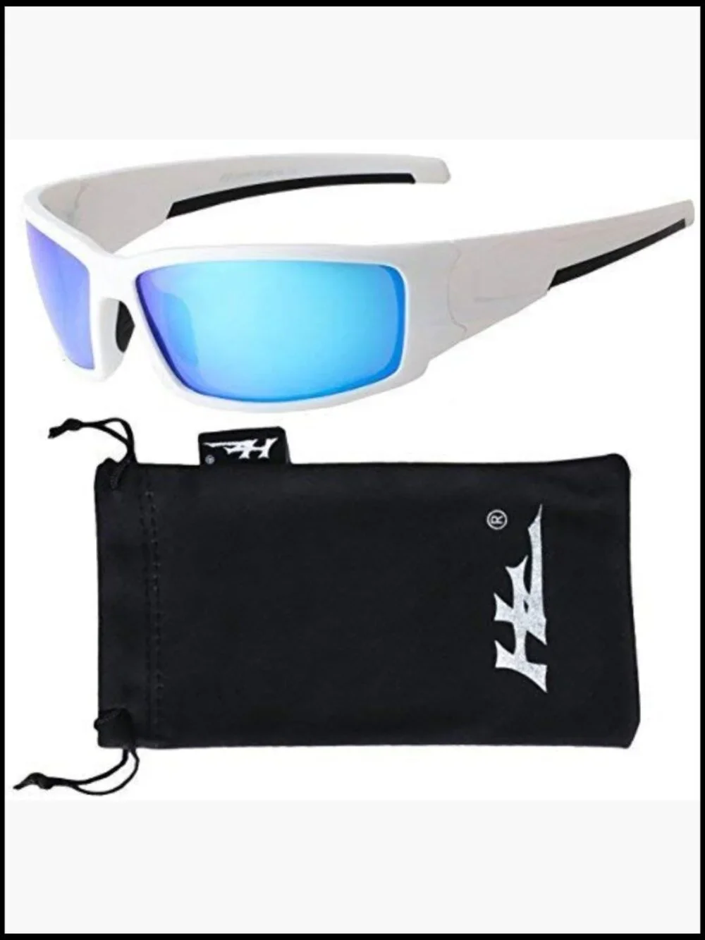 Premium Polarized Sport Sunglasses Wrap Around Frame